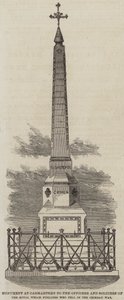 Monumento a Carmarthen agli Ufficiali e Soldati dei Royal Welch Fusiliers caduti nella Guerra di Crimea da English School