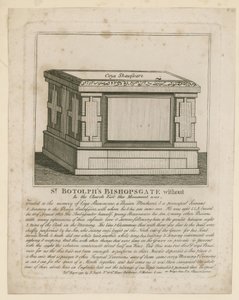 Monumento nel cimitero della chiesa di St Botolphs, Bishopsgate da English School