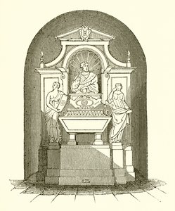 Monumento di Galileo nella Chiesa di Santa Croce a Firenze da English School