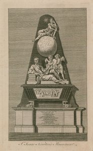 Monumento di Sir Isaac Newton nell