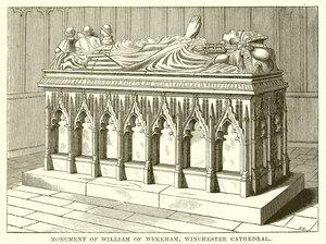 Monumento di Guglielmo di Wykeham, Cattedrale di Winchester