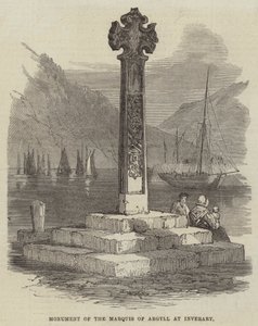 Monumento del Marchese di Argyll a Inverary da English School