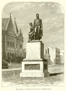 Monumento a Burke e Wills a Melbourne da English School