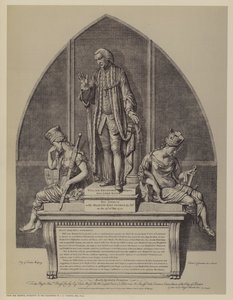 Monumento a William Beckford, due volte sindaco di Londra, di John Francis Moore, Guildhall, Città di Londra da English School