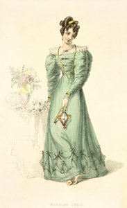 Abito da mattina, tavola di moda da Ackermanns Repository of Arts da English School