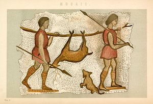 Mosaico (litografia a colori) da English School