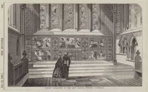 Decorazione a mosaico nella Cappella della Madonna, Cattedrale di Chester da English School
