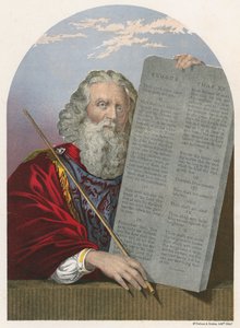 Mosè con le tavole della legge da English School