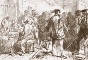 La banda di Mouchar che attacca i protestanti all