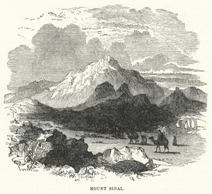 Monte Sinai (incisione) da English School
