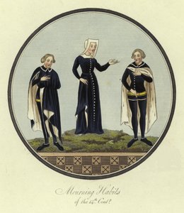 Abiti da lutto del XIV secolo