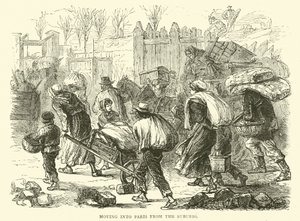 Entrando a Parigi dai sobborghi, dicembre 1870 da English School