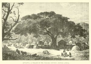 Mpwapwa, un villaggio nel Paese di Usagara, Africa Centrale