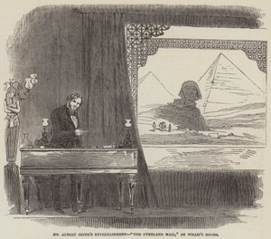 Spettacolo del Sig. Albert Smith, "The Overland Mail," a Willis