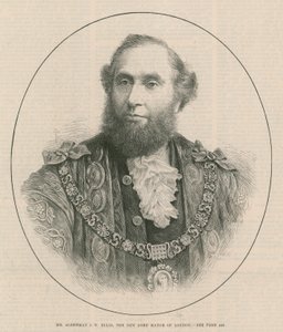 Mr Alderman J W Ellis, il nuovo sindaco di Londra da English School