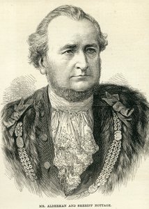 Mr. Alderman e lo Sceriffo Nottage da The Illustrated London News, 10 novembre 1877 da English School