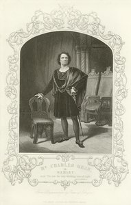 Mr Charles Kean come Amleto, Amleto, Atto III, scena II