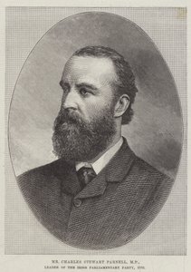 Il signor Charles Stewart Parnell, MP, leader del Partito Parlamentare Irlandese da English School