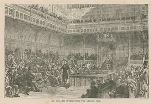 Il signor Disraeli introduce il Reform Bill