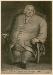 Mr Edward Bright, di Maldon, Essex, morto il 10 novembre 1750, all