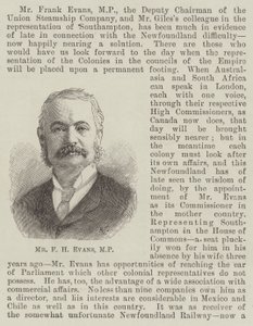Mr F H Evans, MP da English School