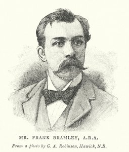 Frank Bramley, ARA (incisione) da English School