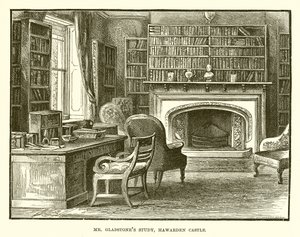 Studio di Mr. Gladstone, Castello di Hawarden da English School