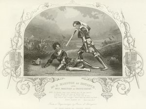 Mr H Marston come Hotspur e Mr F Robinson come Principe Enrico, Re Enrico IV, Parte I