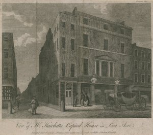 La casa principale di Mr Hatchett in Long Acre da English School