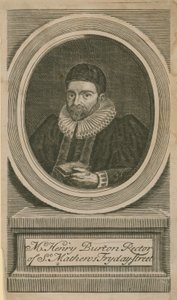 Mr Henry Burton, rettore di St Mathews, Fryday Street da English School