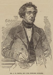 Mr J B Smith, MP per Stirling Burghs (incisione) da English School