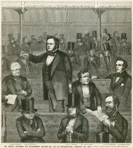 Il signor John Bright si oppone al Government Reform Bill alla sua introduzione, 28 febbraio 1859 da English School