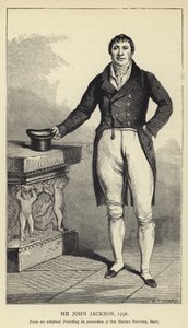 Mr John Jackson, 1798, da un Dipinto originale in possesso di Sir Henry Smythe, Baronet da English School