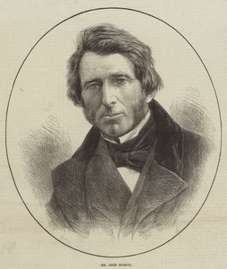 Mr John Ruskin (incisione) da English School