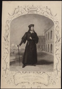Mr Macready come Shylock