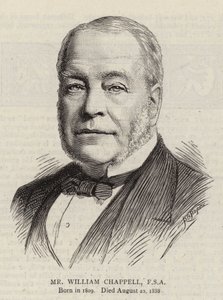 Mr William Chappell, FSA da English School