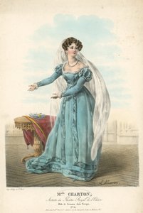 La signora Charton, artista del Theatre Royal de l