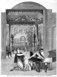Spettacolo di Mrs German Reeds (ex Miss P Horton) alla Gallery of Illustration