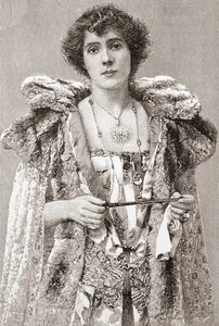 Mrs Patrick Campbell, da The Strand Magazine pubblicato nel 1897 da English School