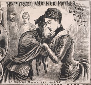 La signora Piercey e sua madre, Illustrated Police News, 22 novembre 1890 (stampa) da English School