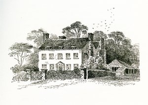 Casa della signora Snookes a Ringmer, Sussex, Inghilterra, 1733