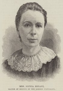 La signora Sophia Bryant, dottore in scienze dell