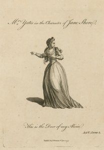 Mrs Yates nel ruolo di Jane Shore