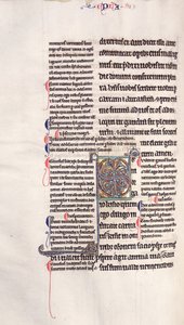 Ms.27, f.132v: Pagina da una copia annotata del Nuovo Testamento da English School