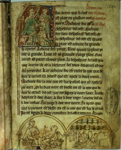 Ms.O.1.20.f.241v Gerolamo: Un medico che visita un paziente e un farmacista, da 