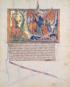 Ms L.A. 139-Lisboa fol.30 La donna nascosta nel deserto mentre l