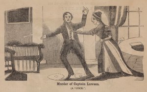 Assassinio del capitano Lawson (incisione) da English School