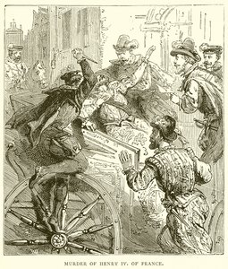 Assassinio di Enrico IV di Francia da English School
