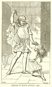 Assassinio del principe Arturo, 1202 da English School