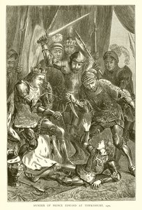 Omicidio del Principe Edoardo a Tewkesbury, 1471 da English School